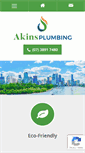 Mobile Screenshot of akinsplumbing.com.au